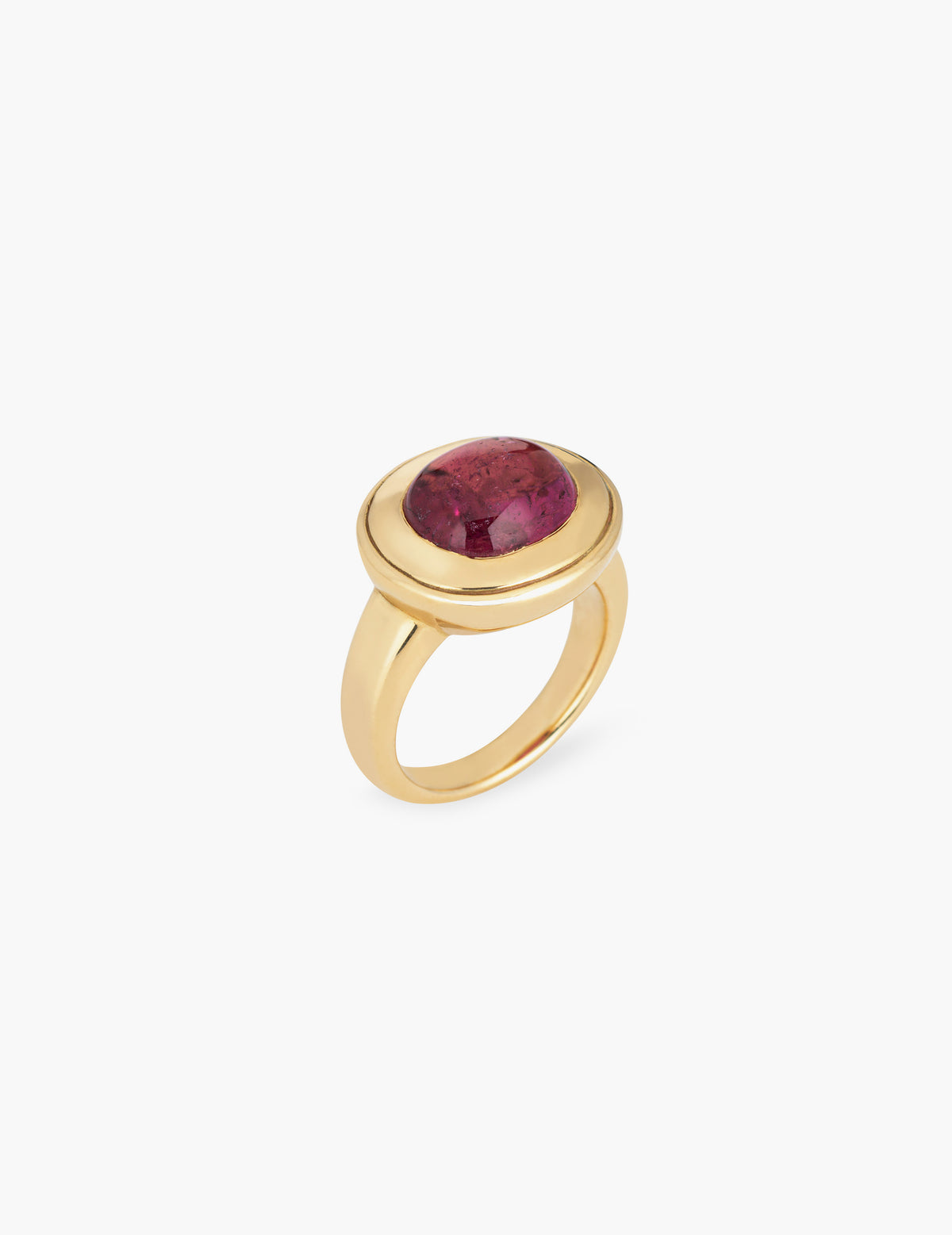 Hand-carved Tourmaline Ring