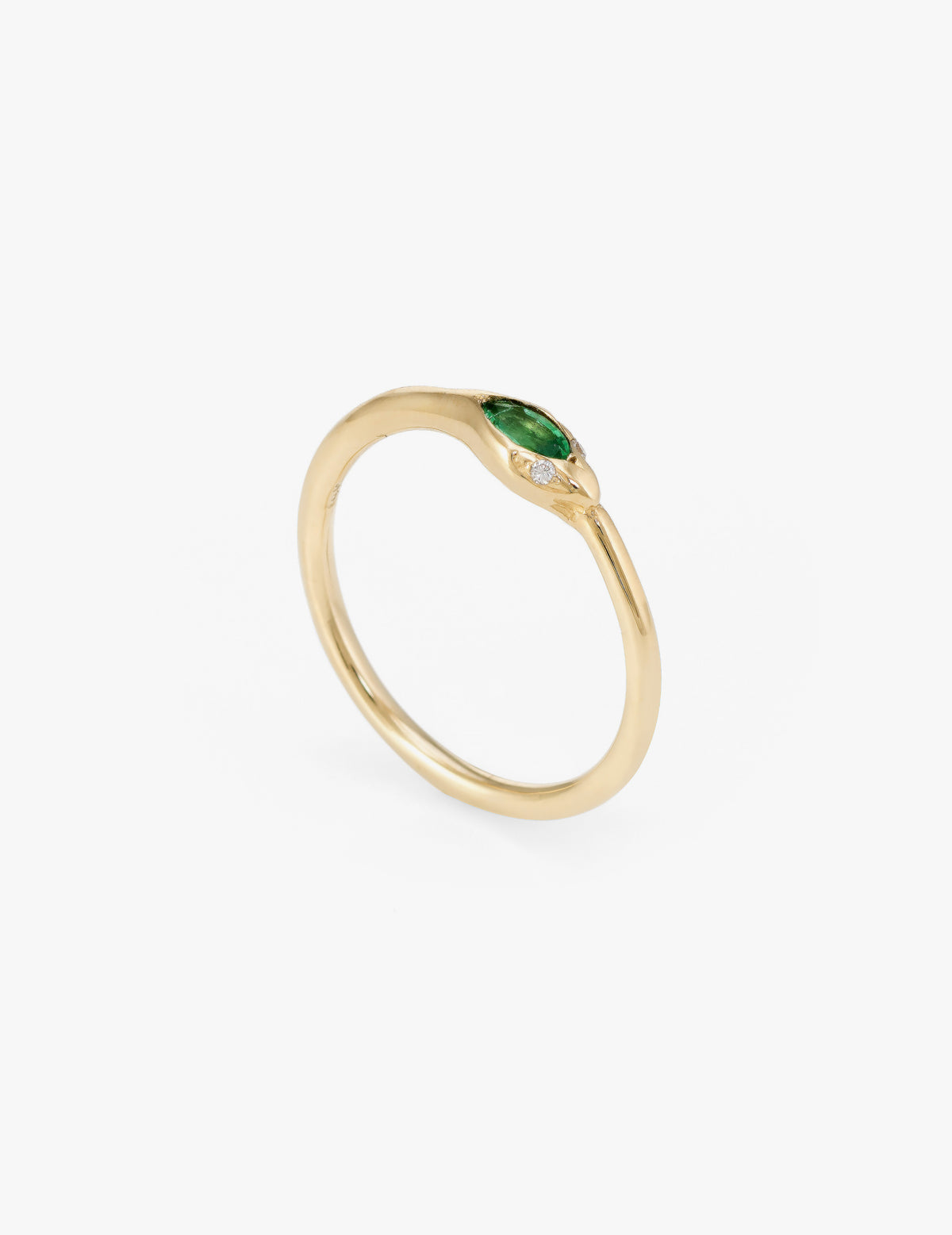 Emerald Ouroboros Ring