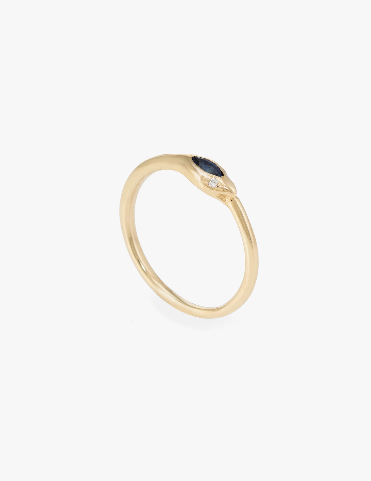 Sapphire Ouroboros Ring