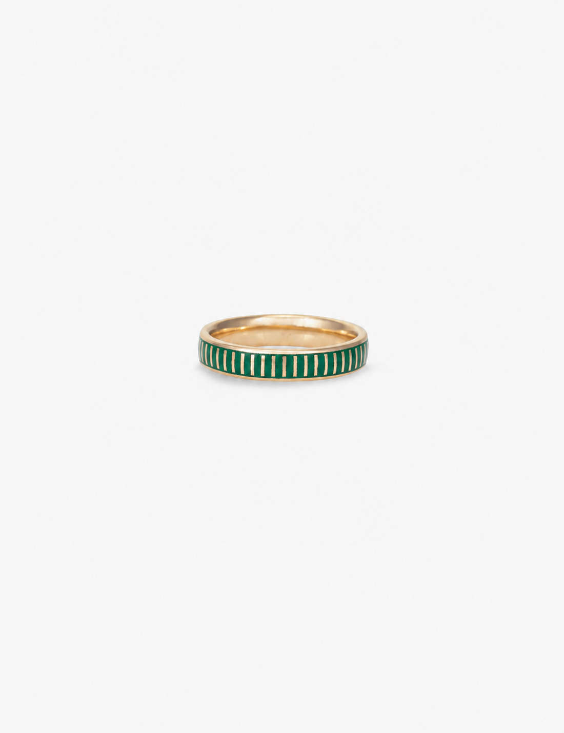 Striped Enamel Band