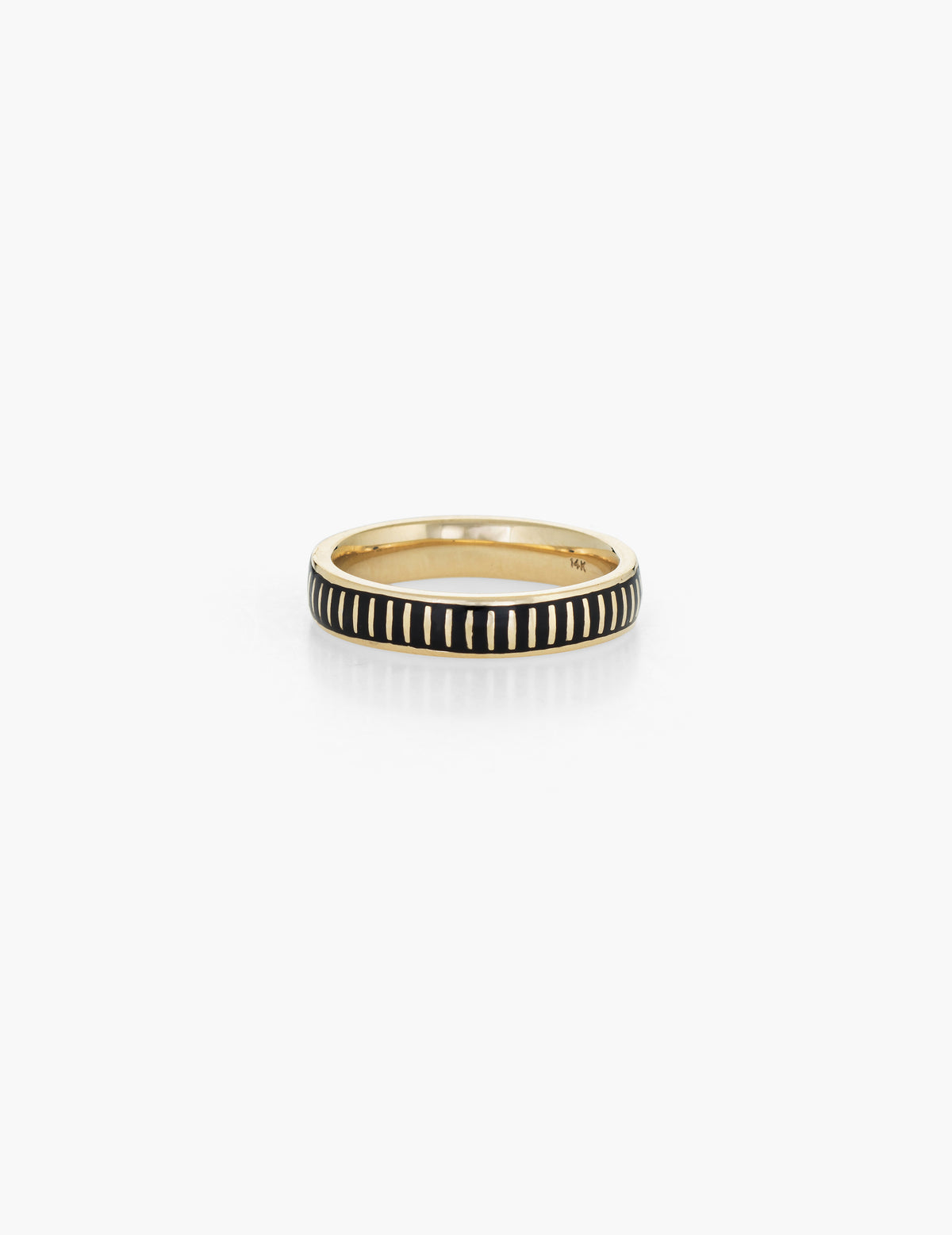 Striped Enamel Ring