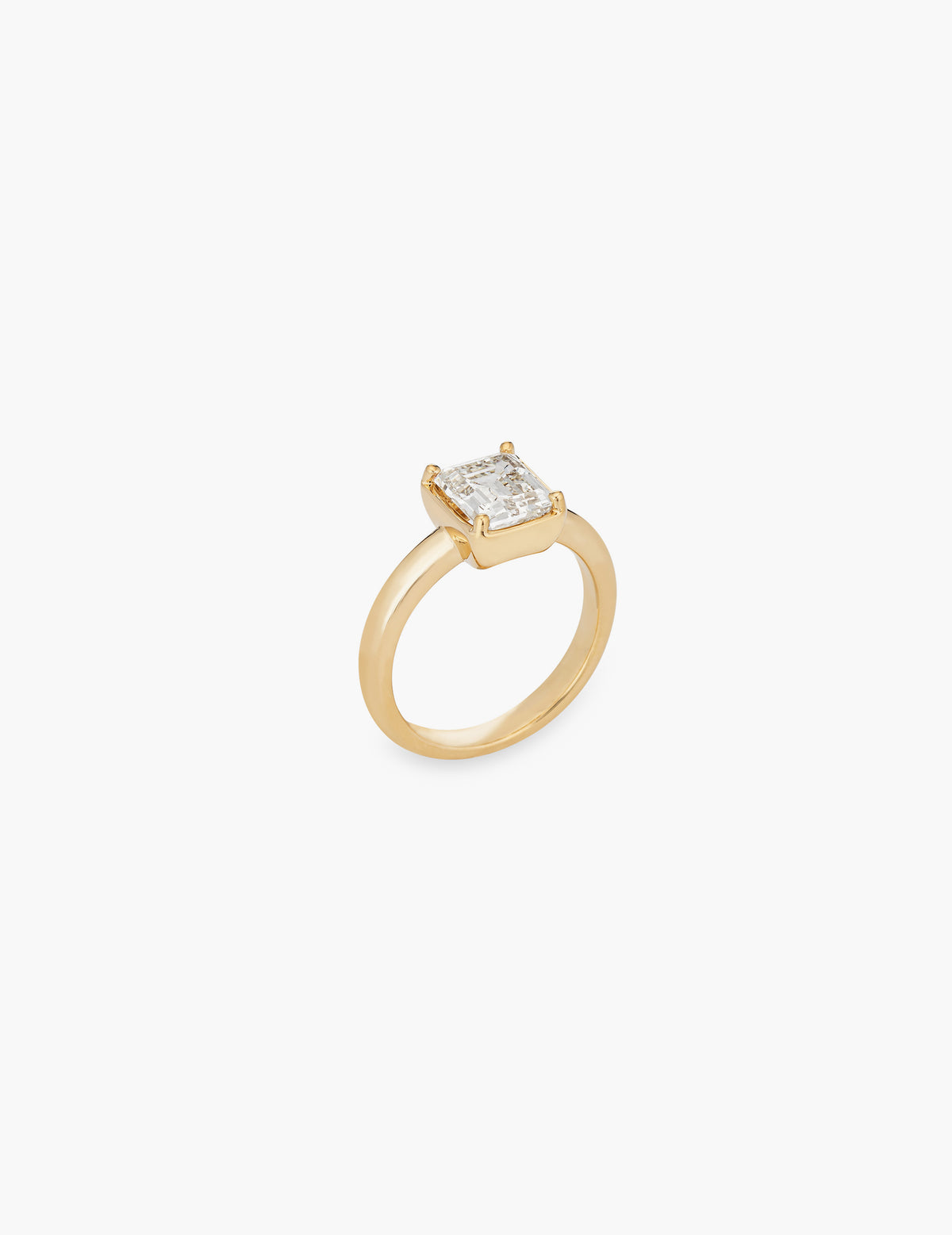 Emerald Cut Diamond Ring