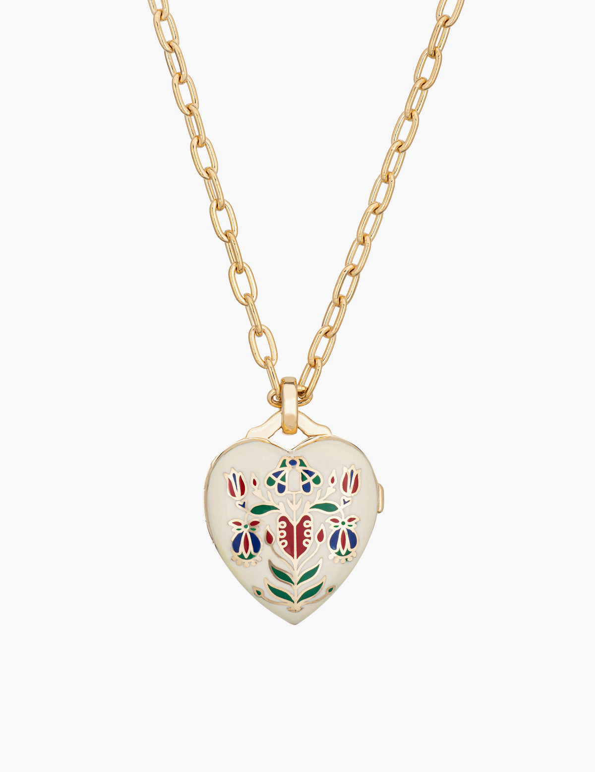 Enamel Heart Locket