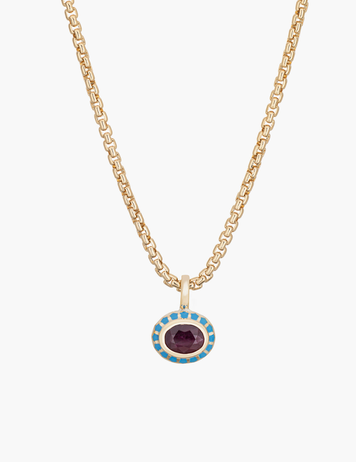 Ruby Tulip Pendant