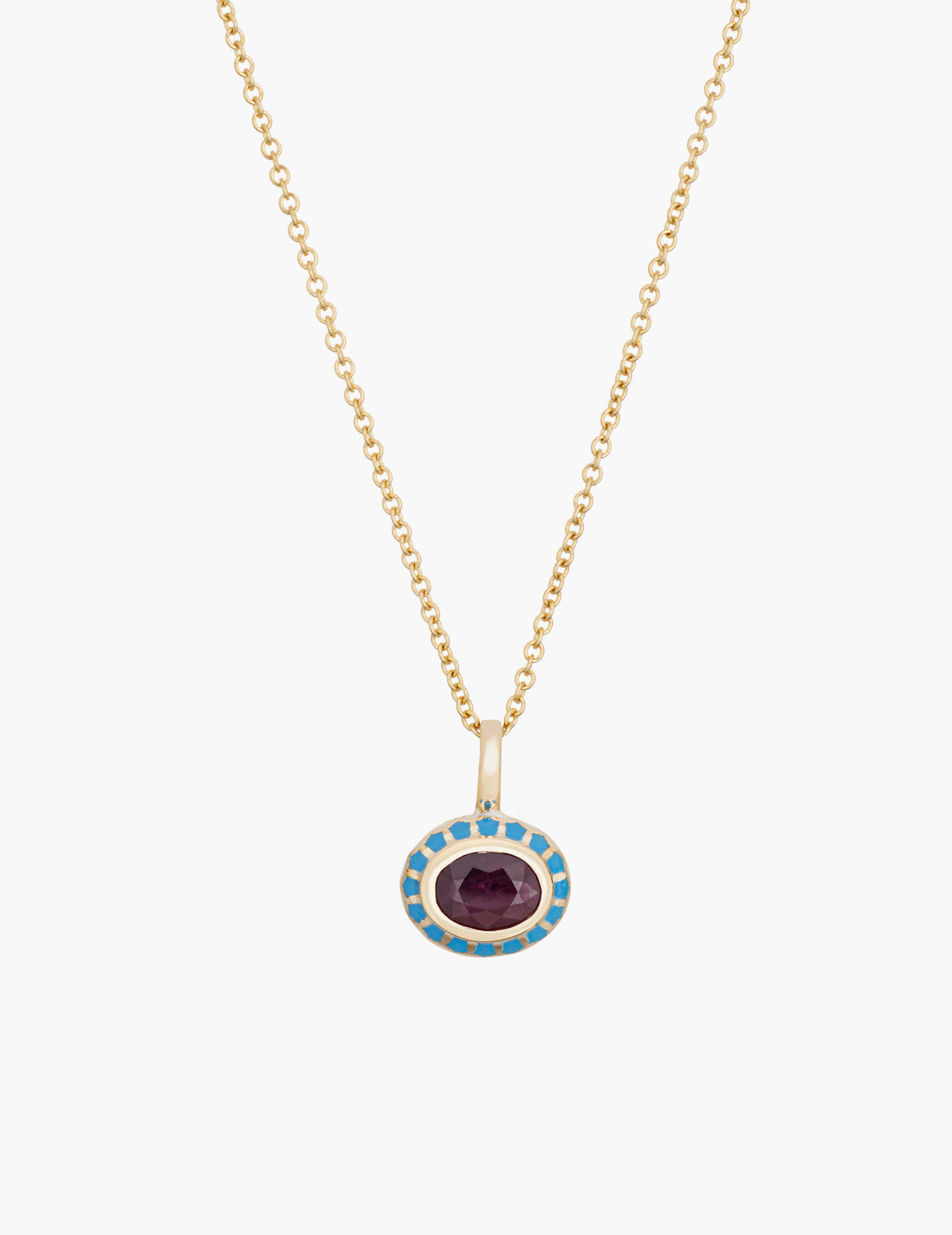 Ruby Tulip Pendant