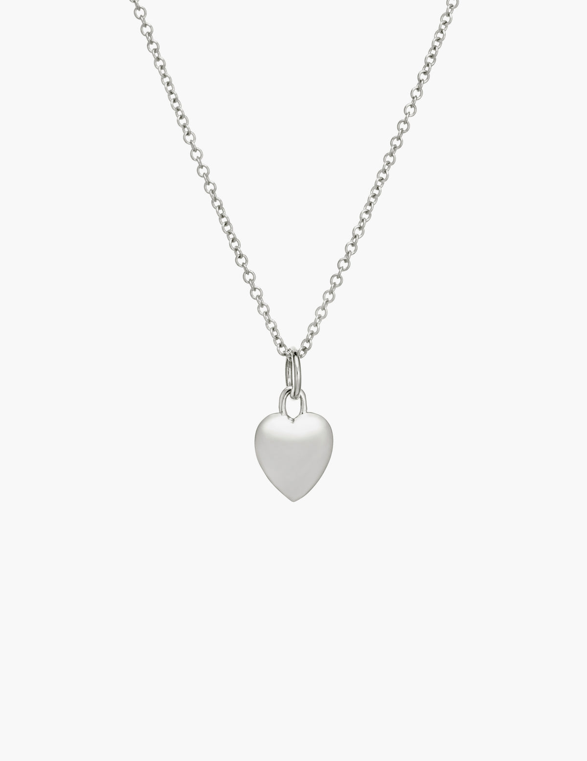 Petite Pave Diamond Heart Pendant