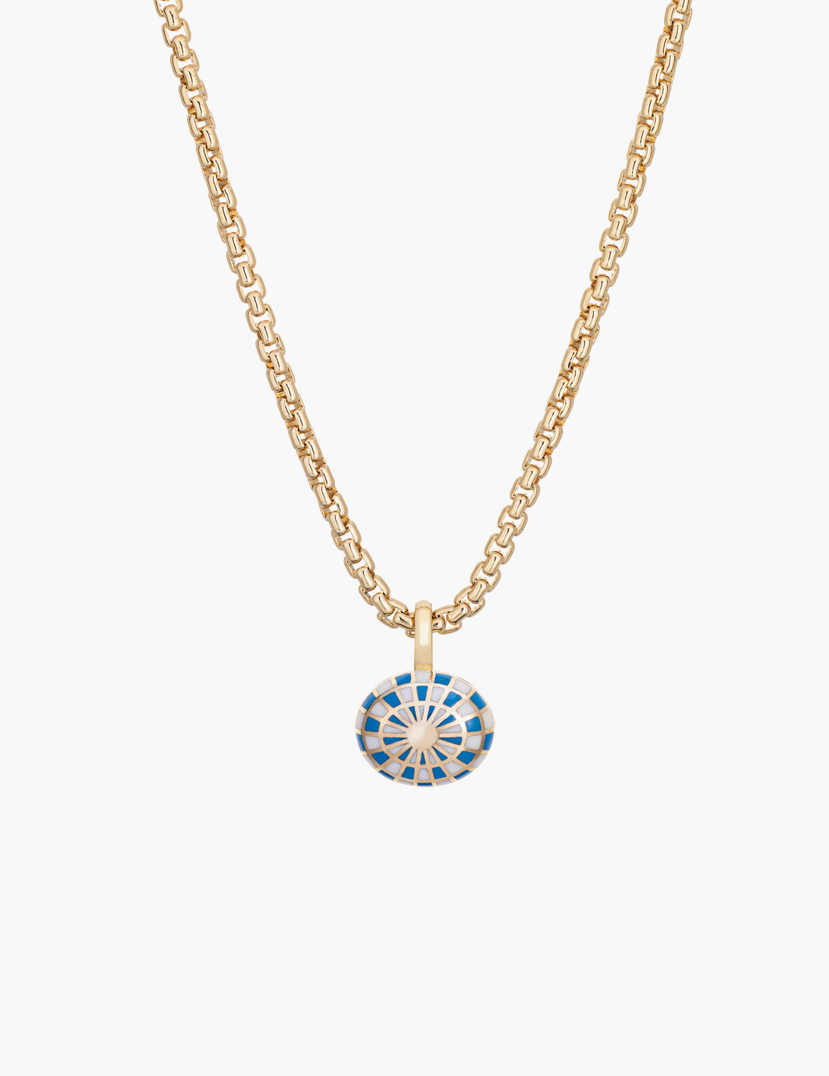 Emerald Checkered Pendant