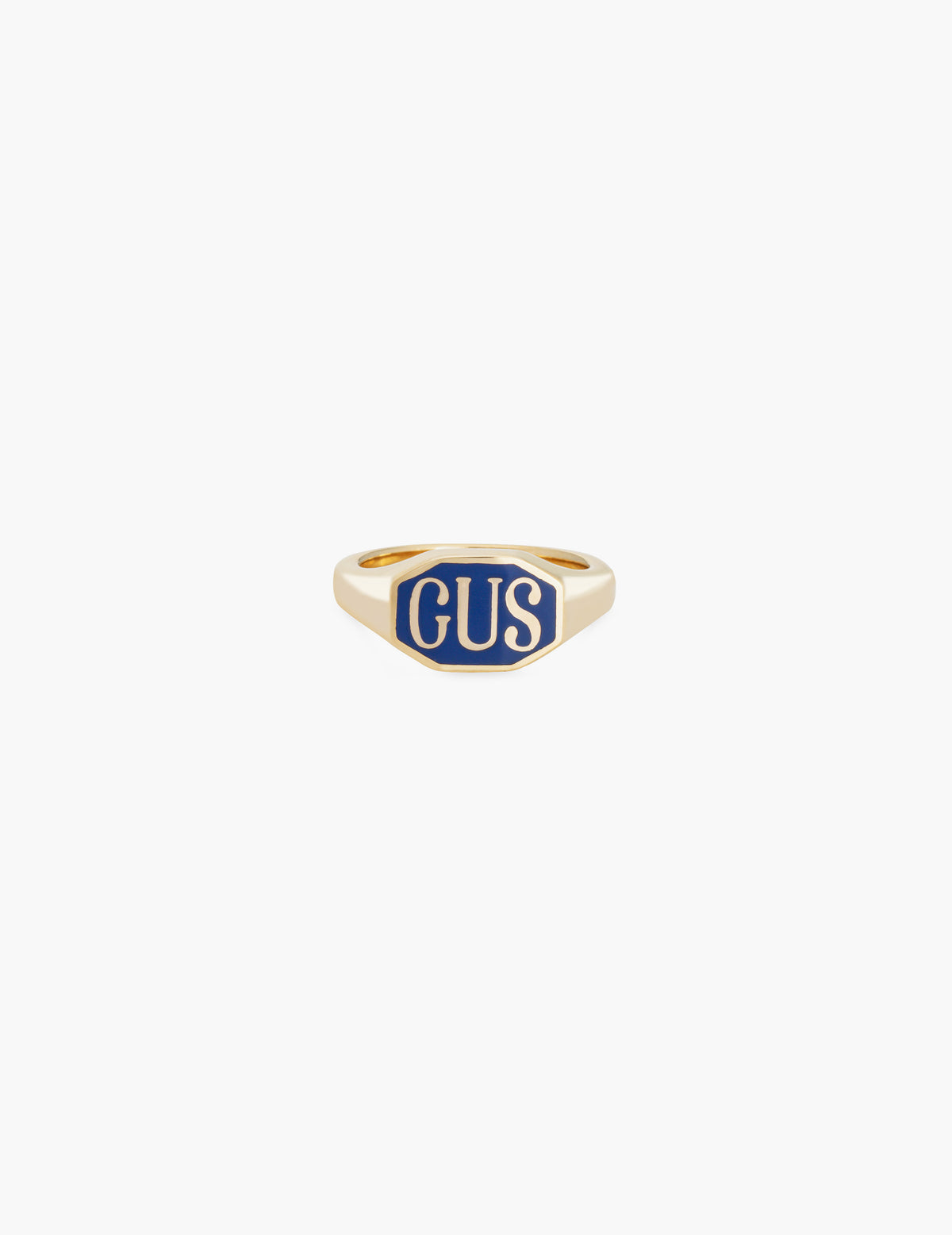 Enamel Signet Ring