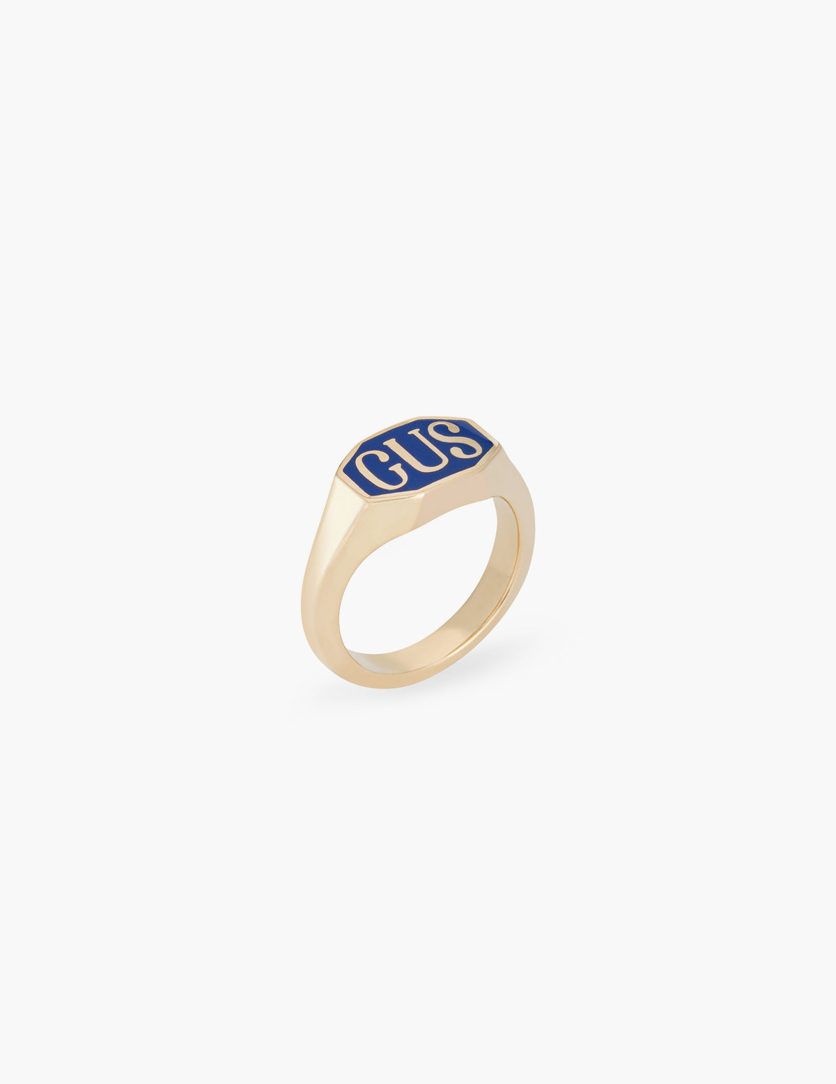 Enamel Signet Ring