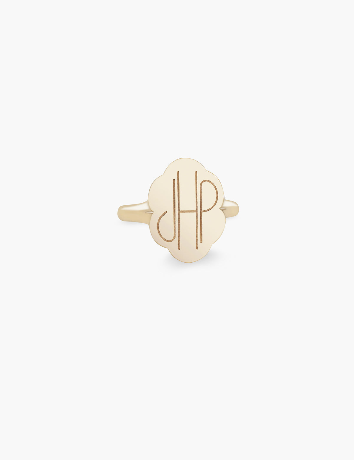 Scallop Signet Ring