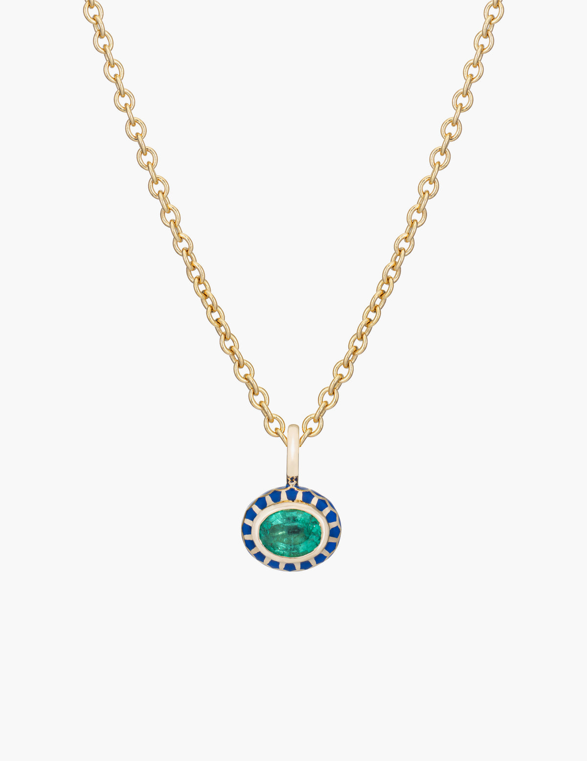 Emerald Tulip Pendant