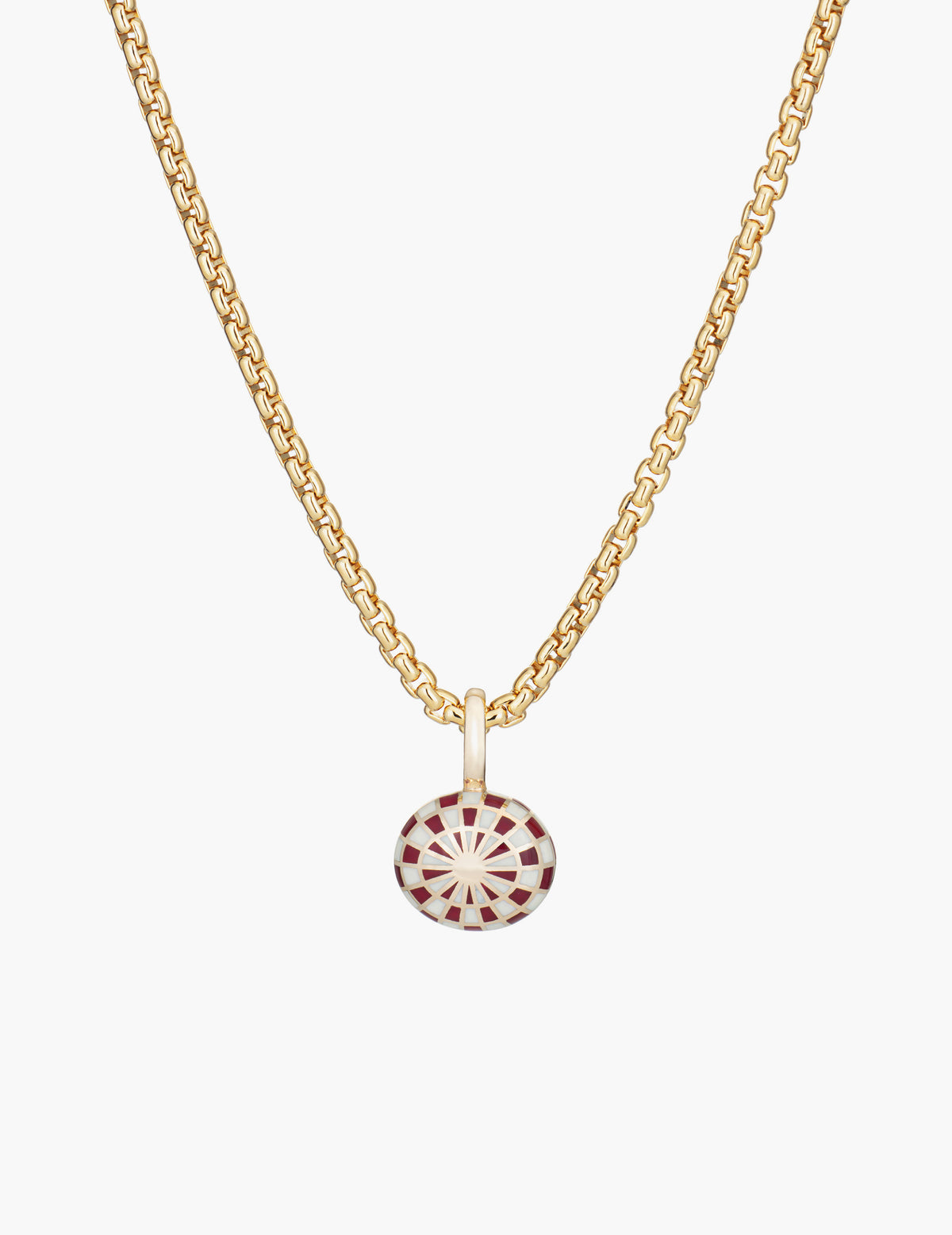Tourmaline Checkered Pendant