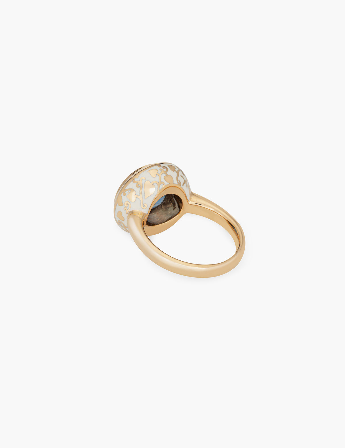 Cerulean Sapphire Floral Ring