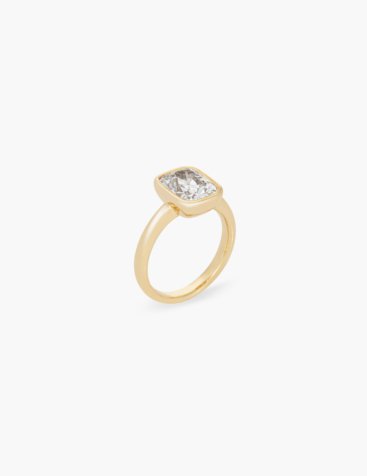 Old Mine Ring with 2.89ct Diamond