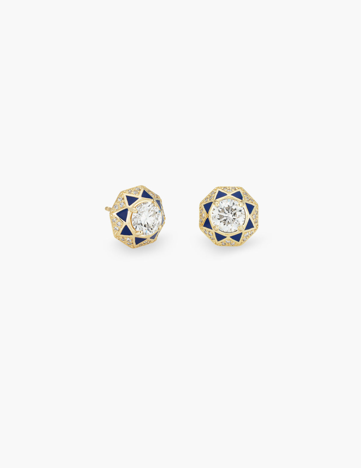 Octagon Earrings