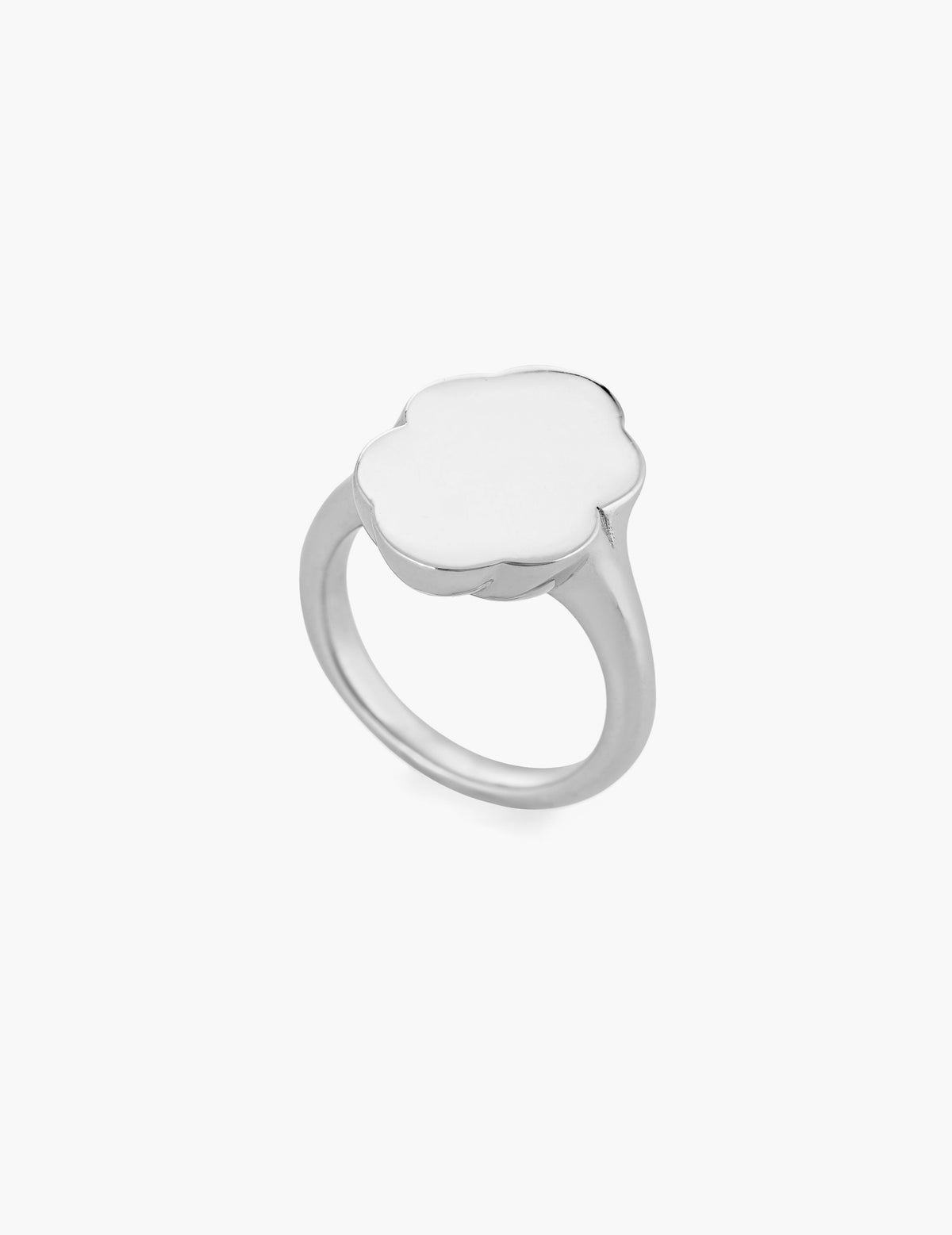 Scallop Signet Ring