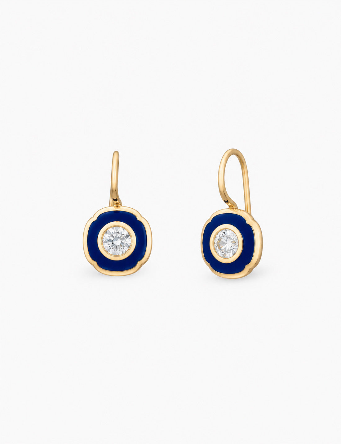 Diamond Tulip Earrings