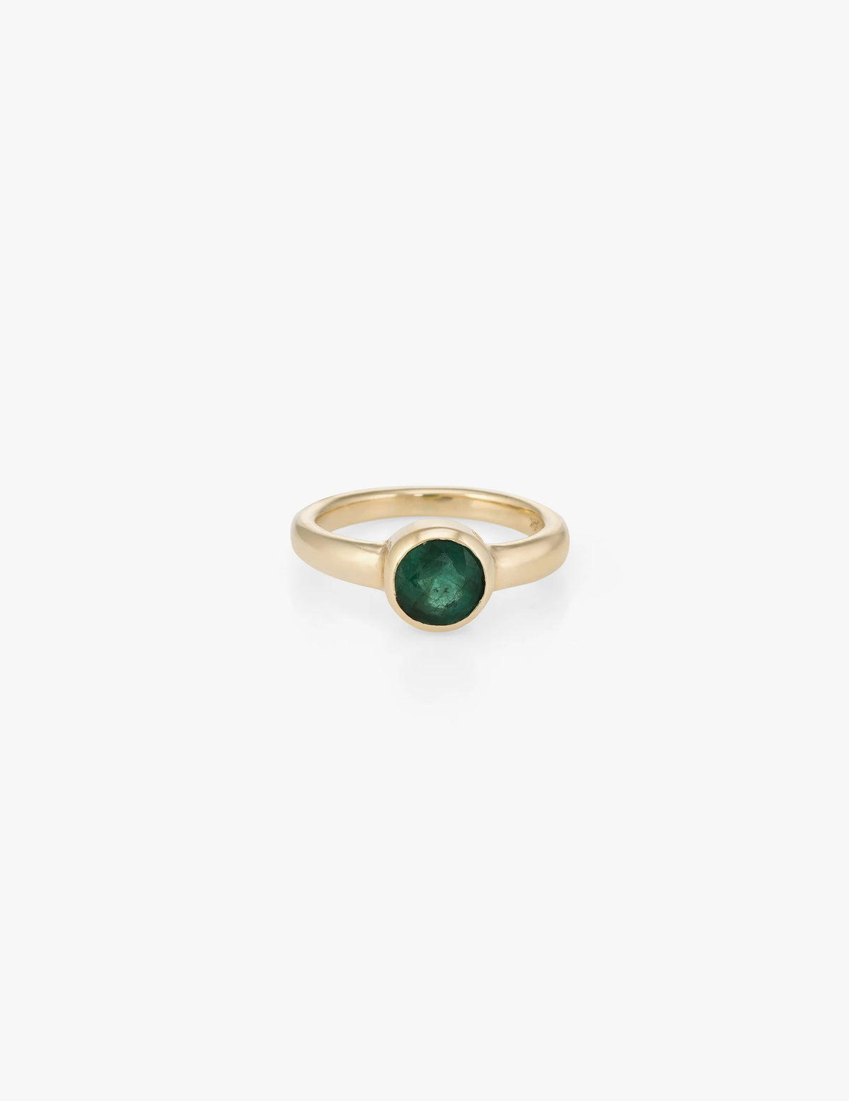 Emerald Round Ring