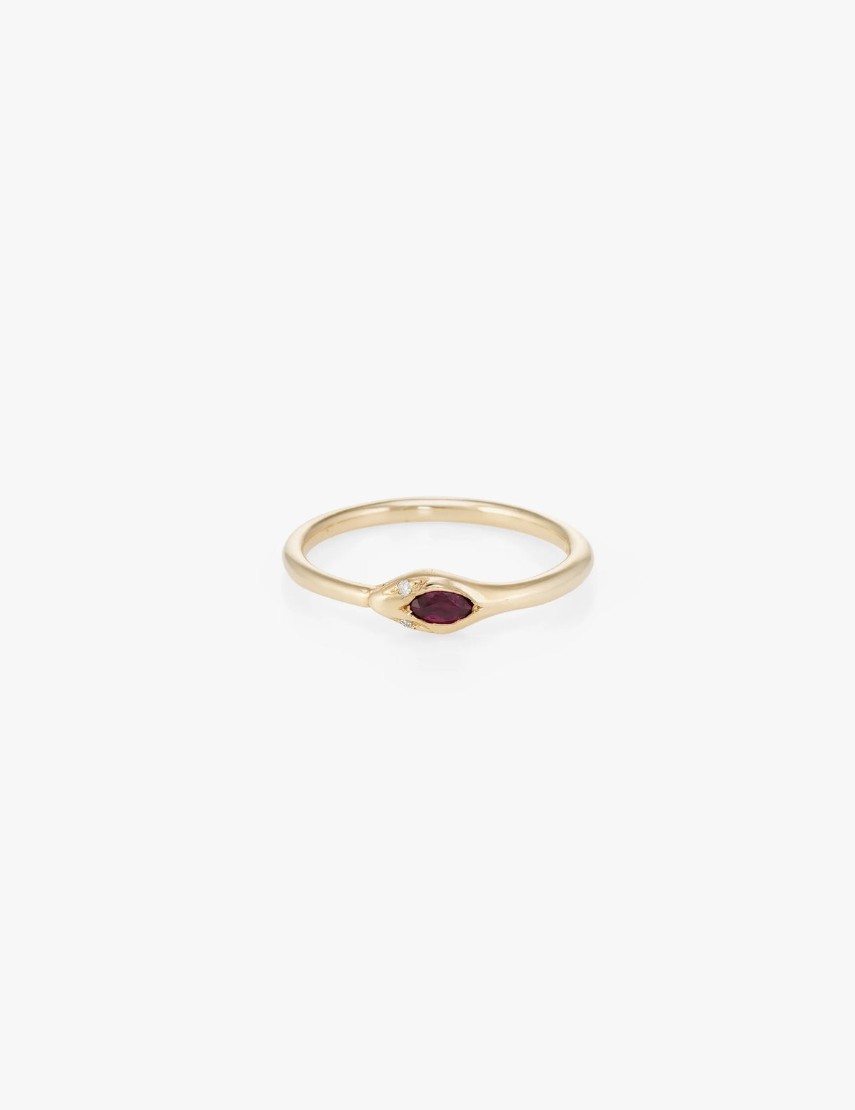 Ruby Ouroboros Ring