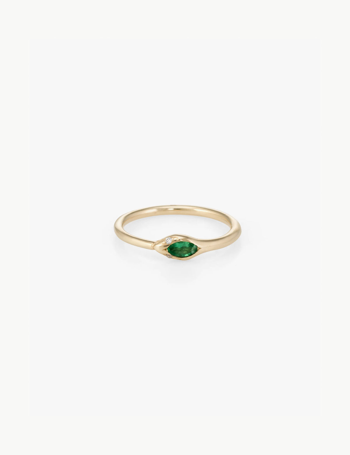 Emerald Ouroboros Ring