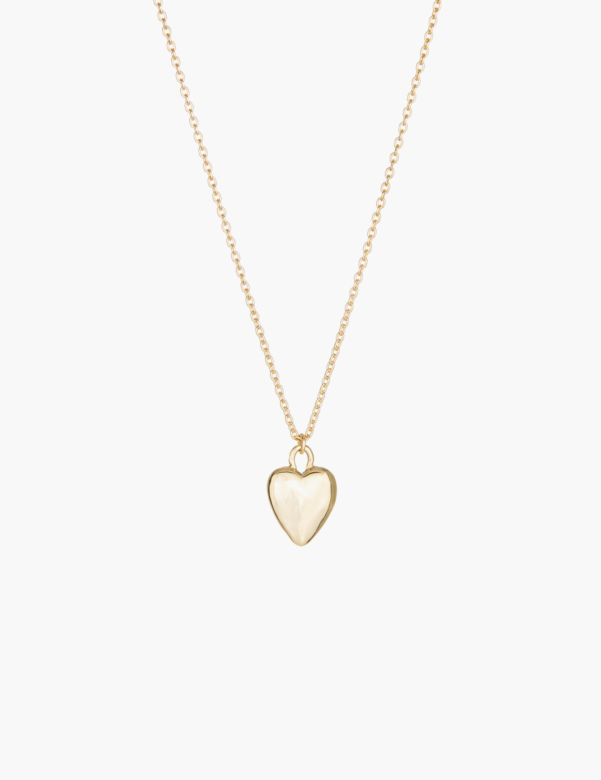 Small Gold Heart Pendant - Kathryn Bentley
