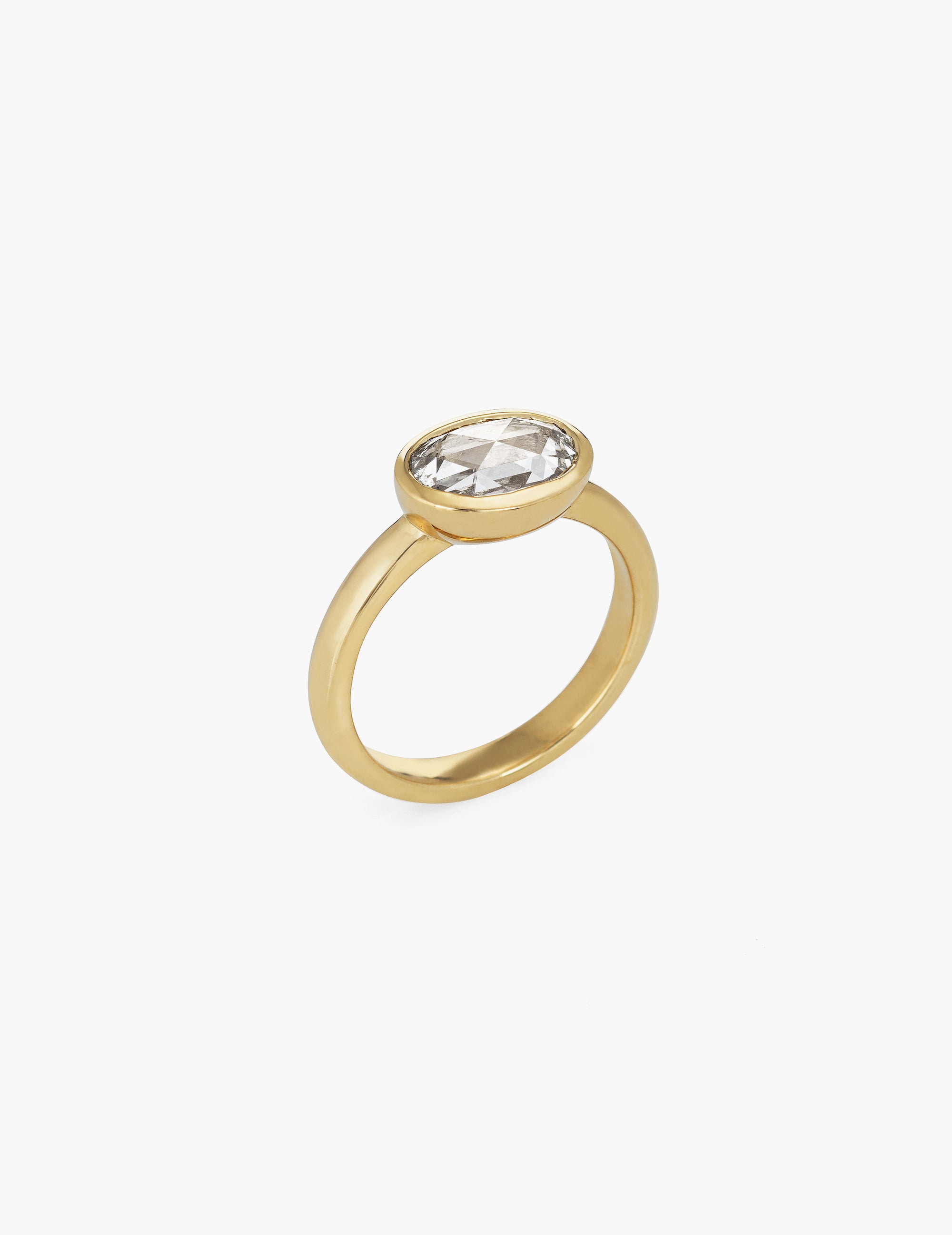 Rose Cut Diamond Ring
