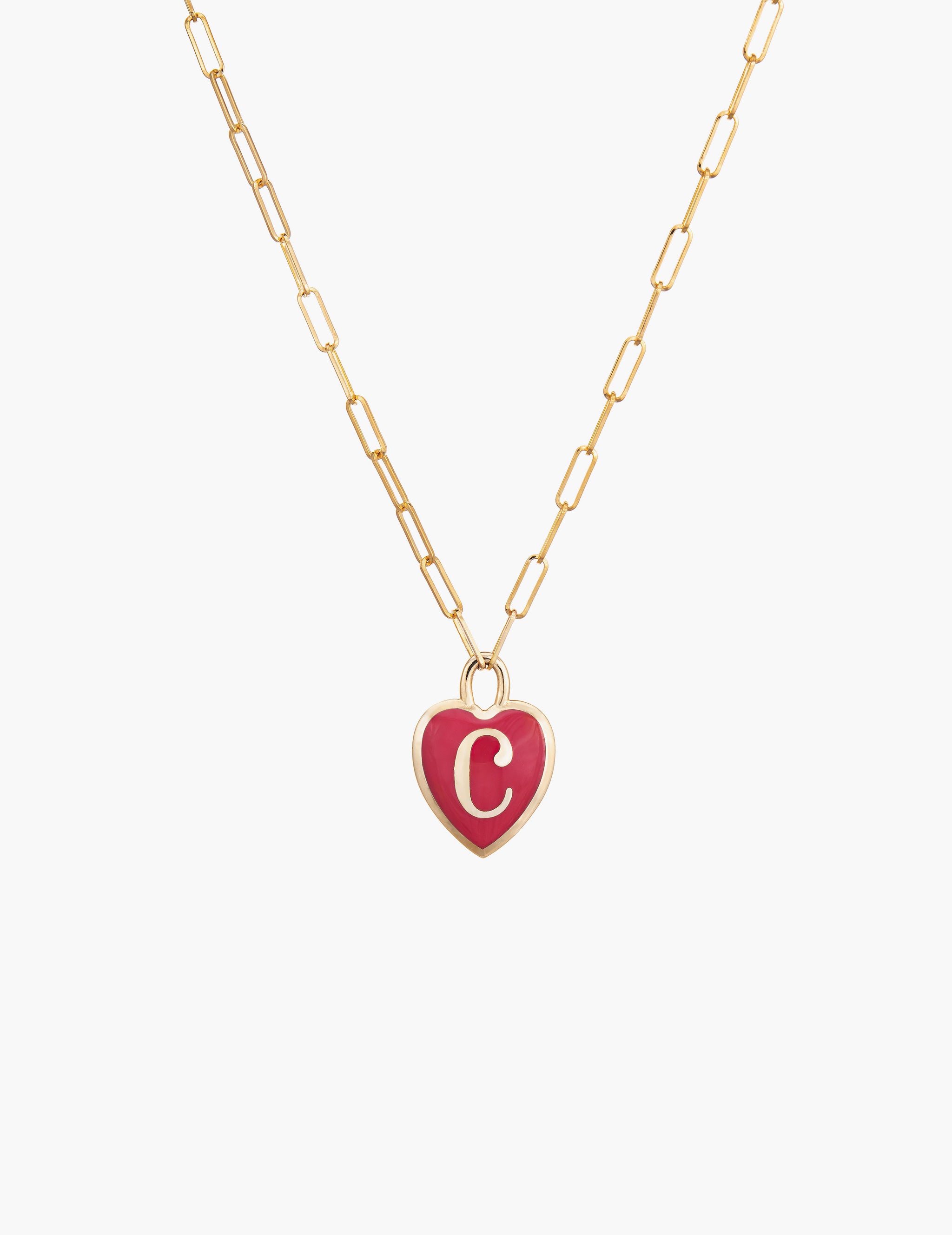 Gelin 14K Gold Red Heart Necklace for Women | Valentine's Day Gift | 14k  Yellow Gold Heart Necklaces – Gelin Diamond