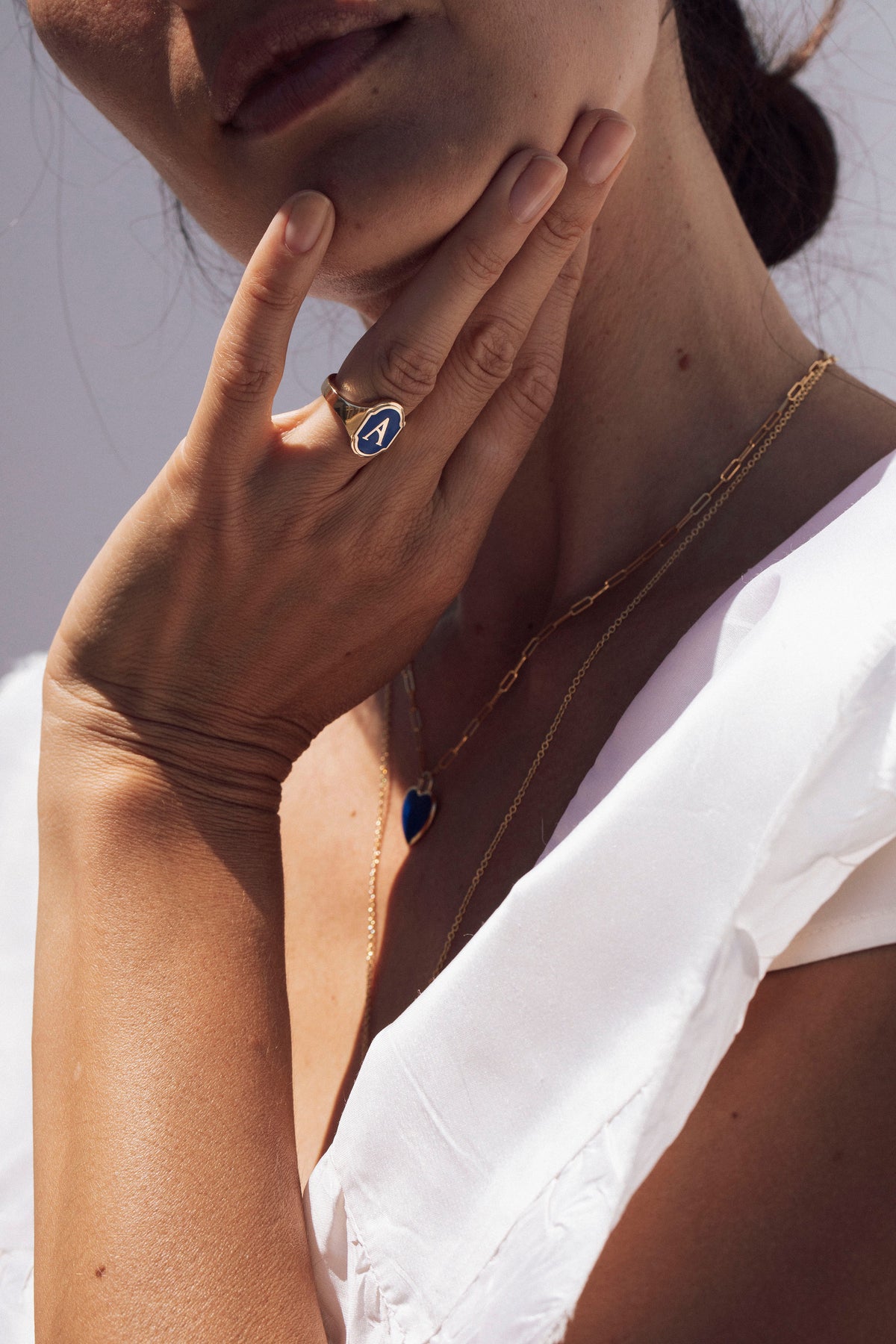 Enamel Initial Ring