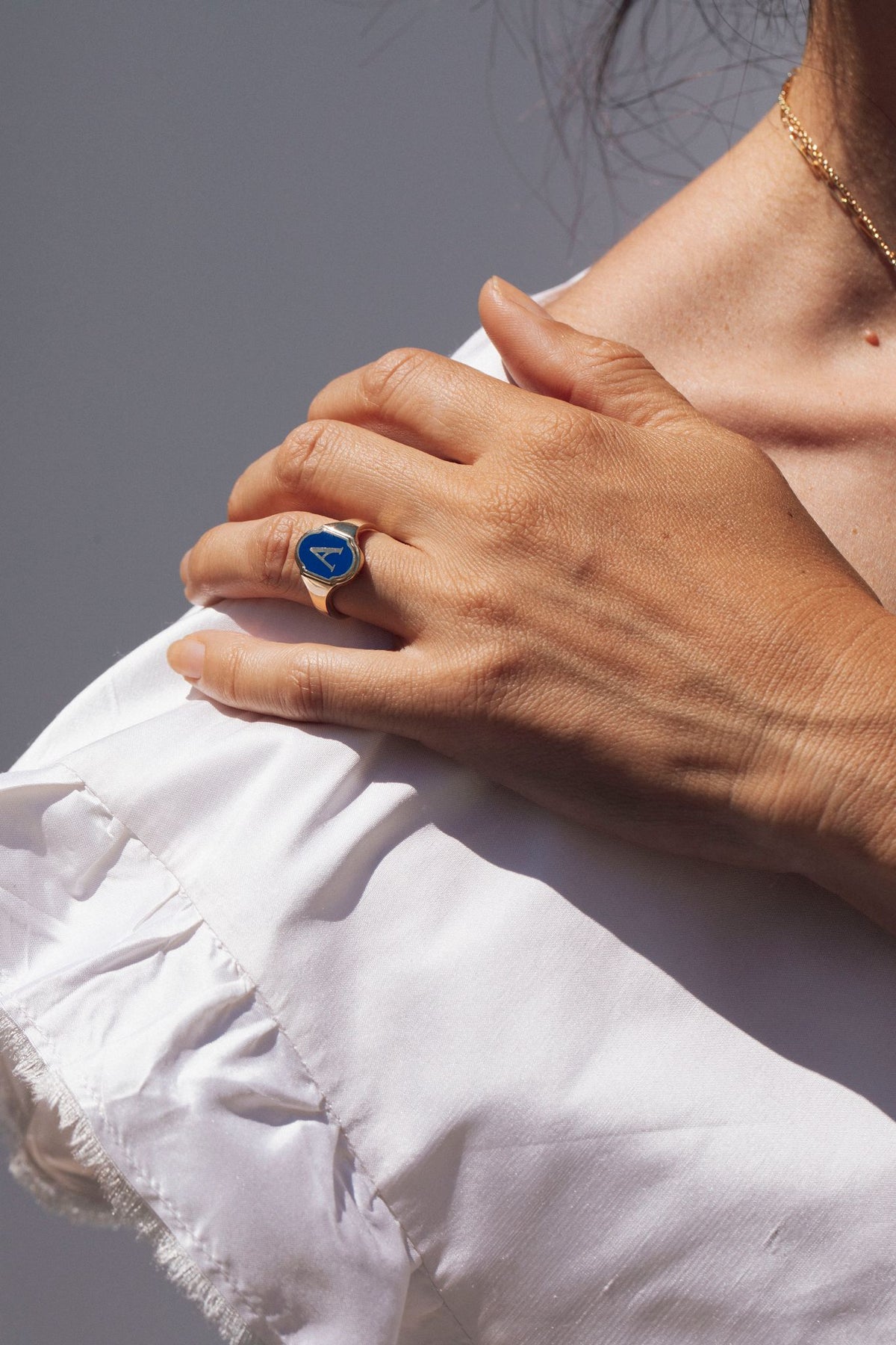 Enamel Initial Ring