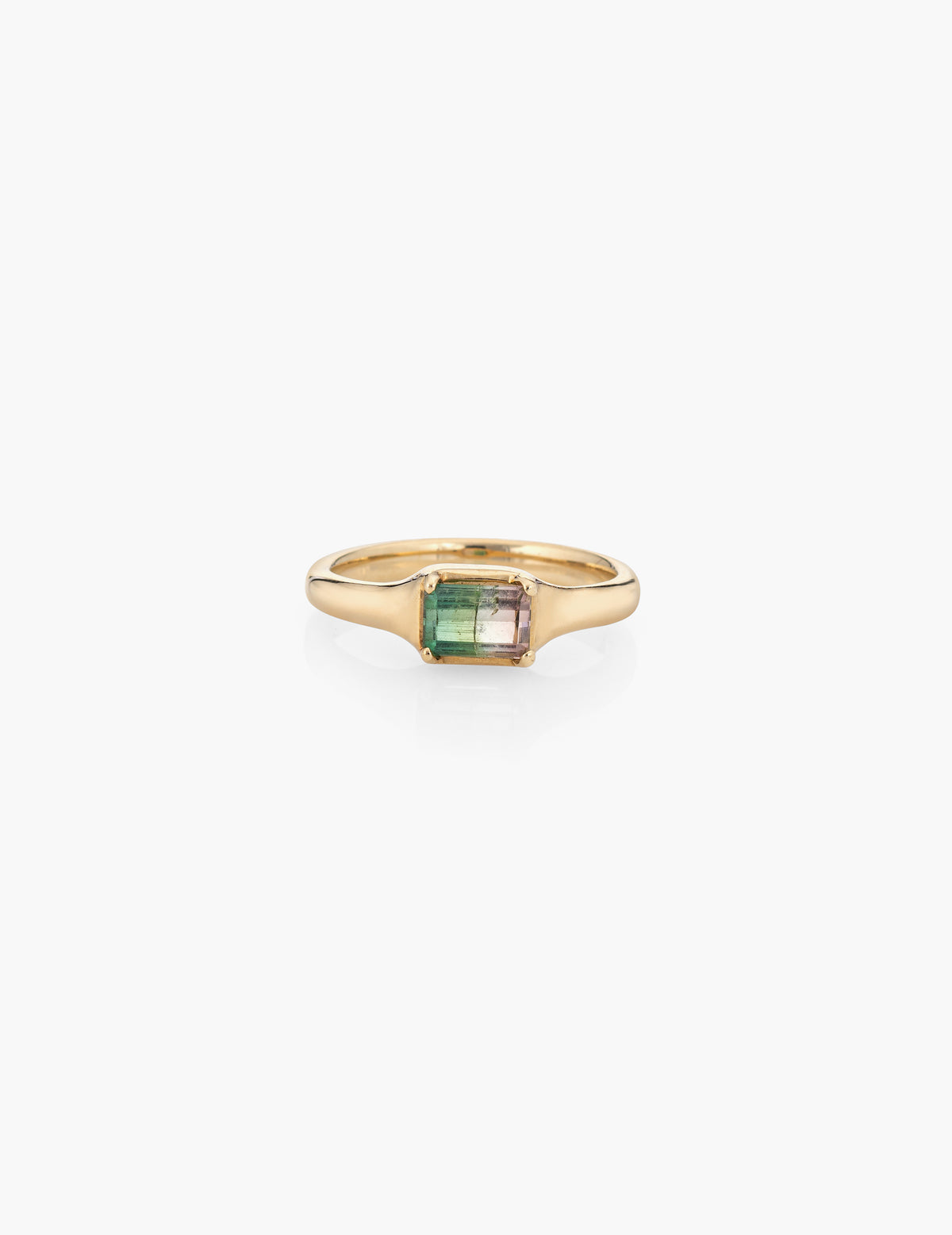 Bi Color Tourmaline Ring