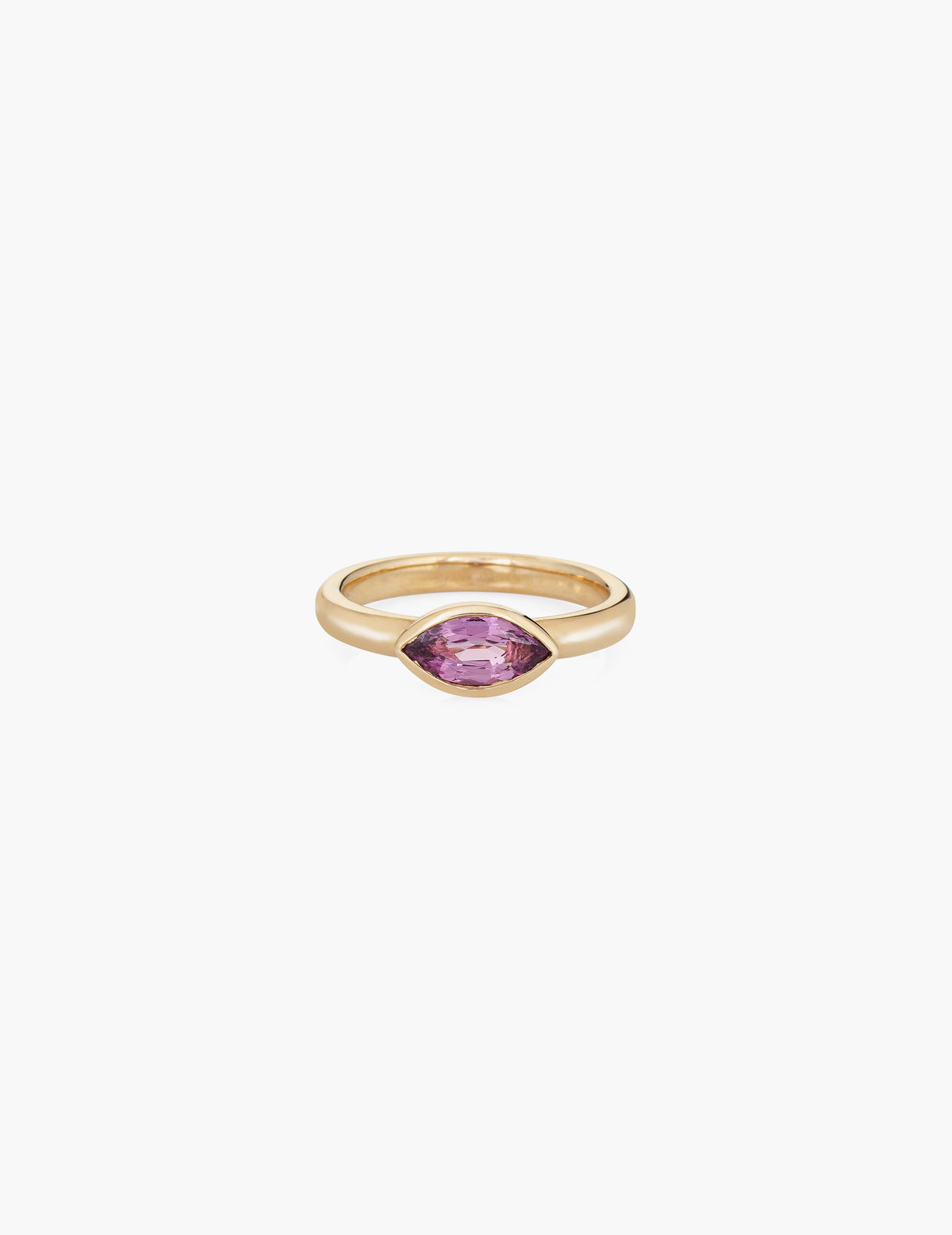 Marquise Pink Sapphire Ring