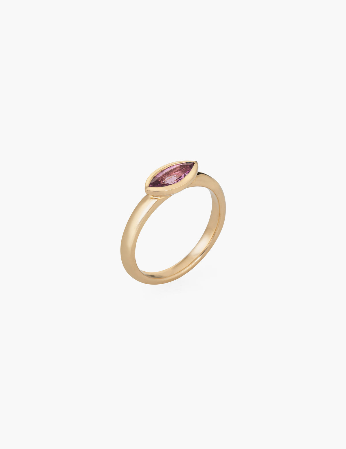 Marquise Pink Sapphire Ring