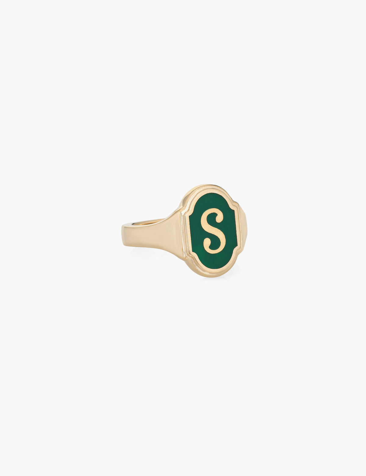 Enamel Initial Ring