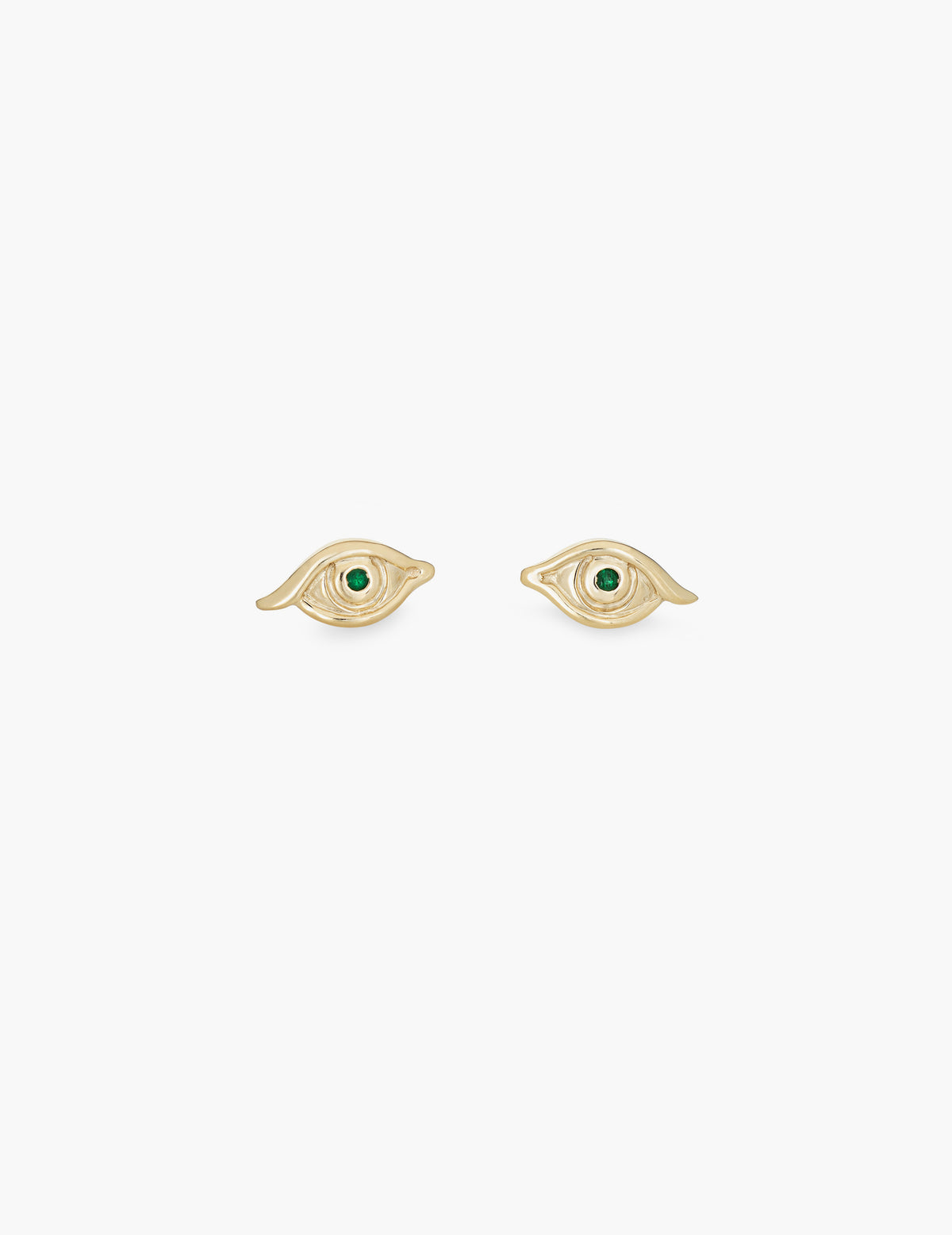 Emerald Eye Studs