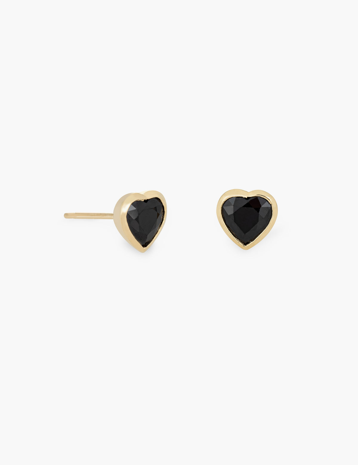 Sapphire Heart Studs