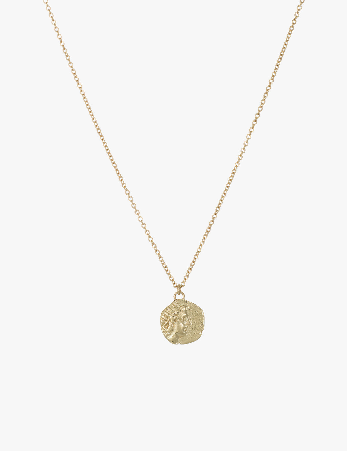 Helios and Rose Coin Pendant