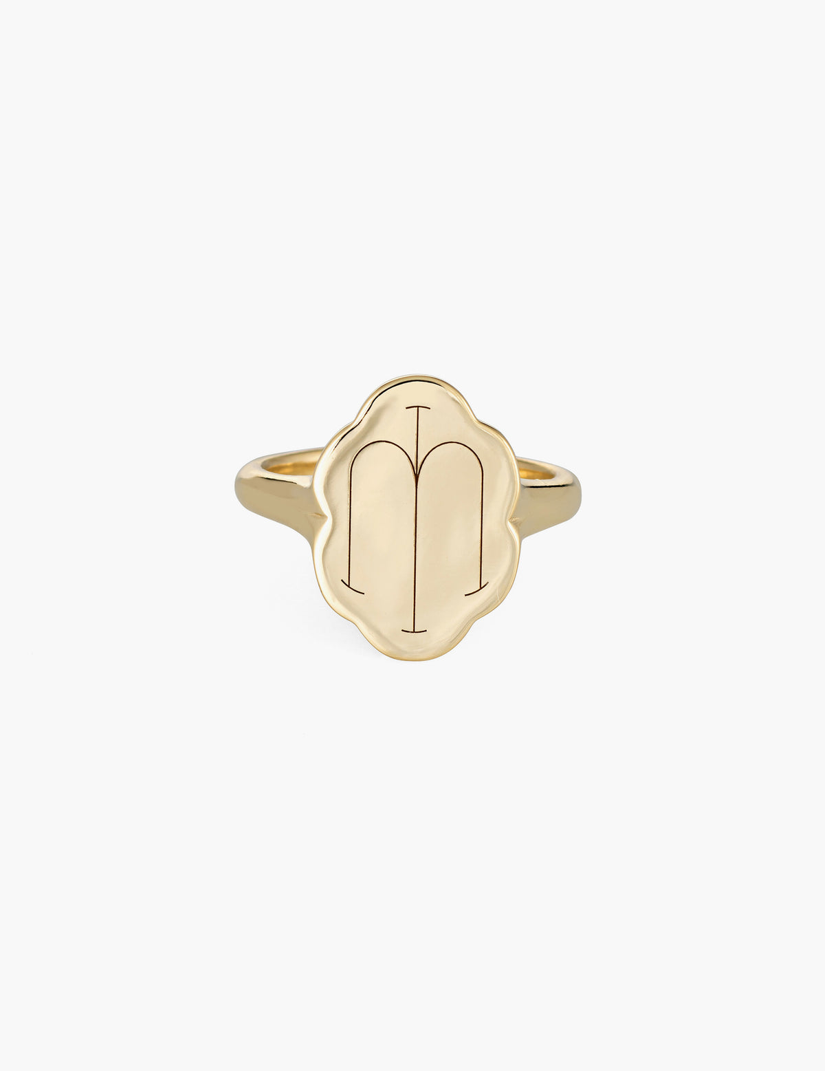 Scallop Signet Ring