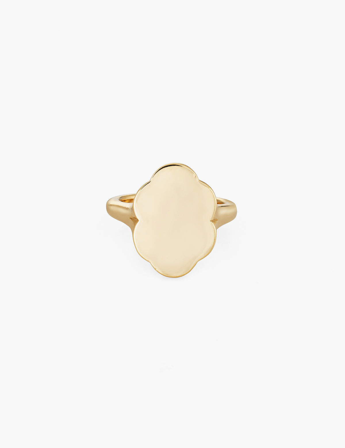 Scallop Signet Ring