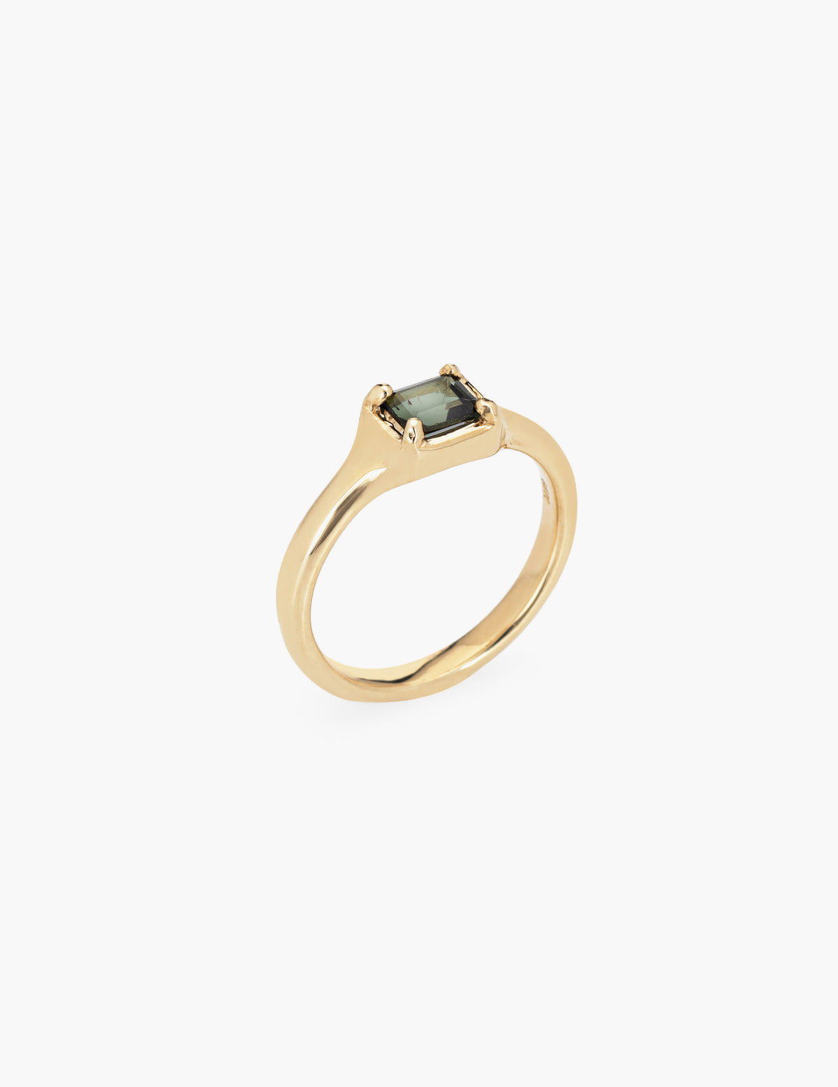 Green Sapphire Ring