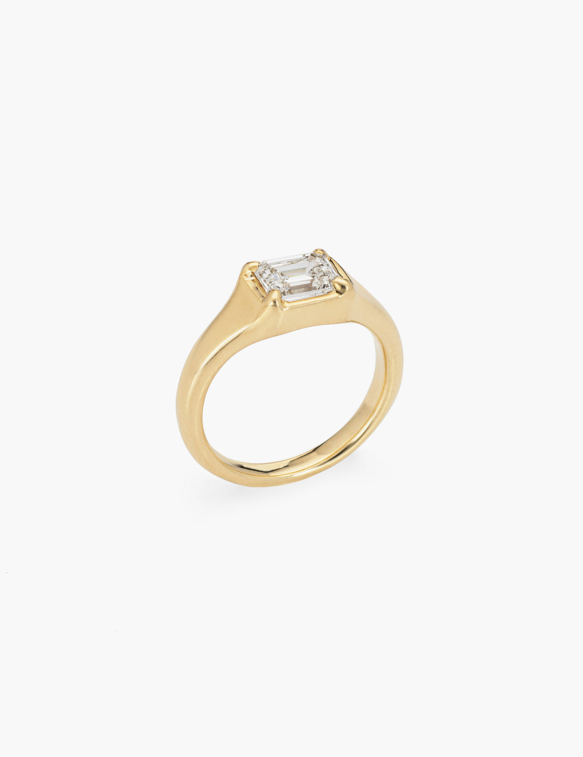 Emerald Cut Diamond Ring
