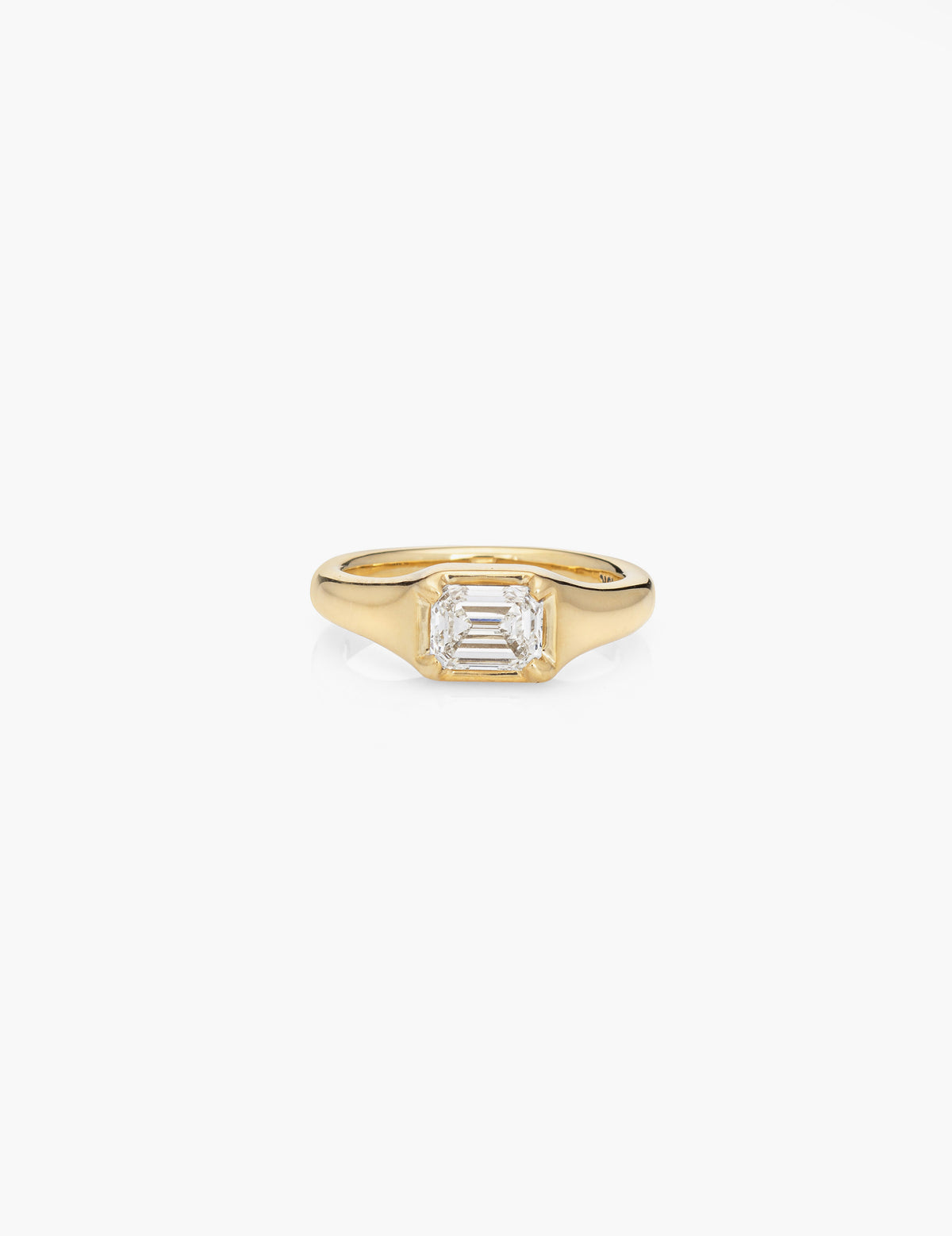 Emerald Cut Diamond Ring