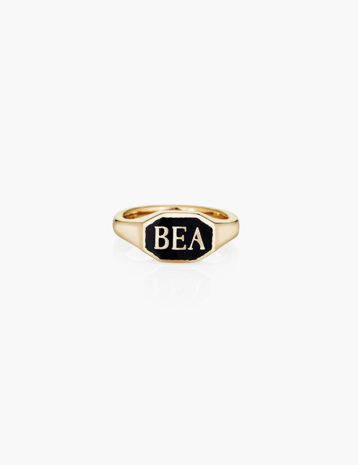 Enamel Signet Ring