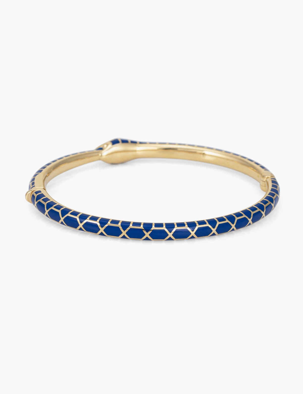 Enamel Ouroboros Lock Bracelet