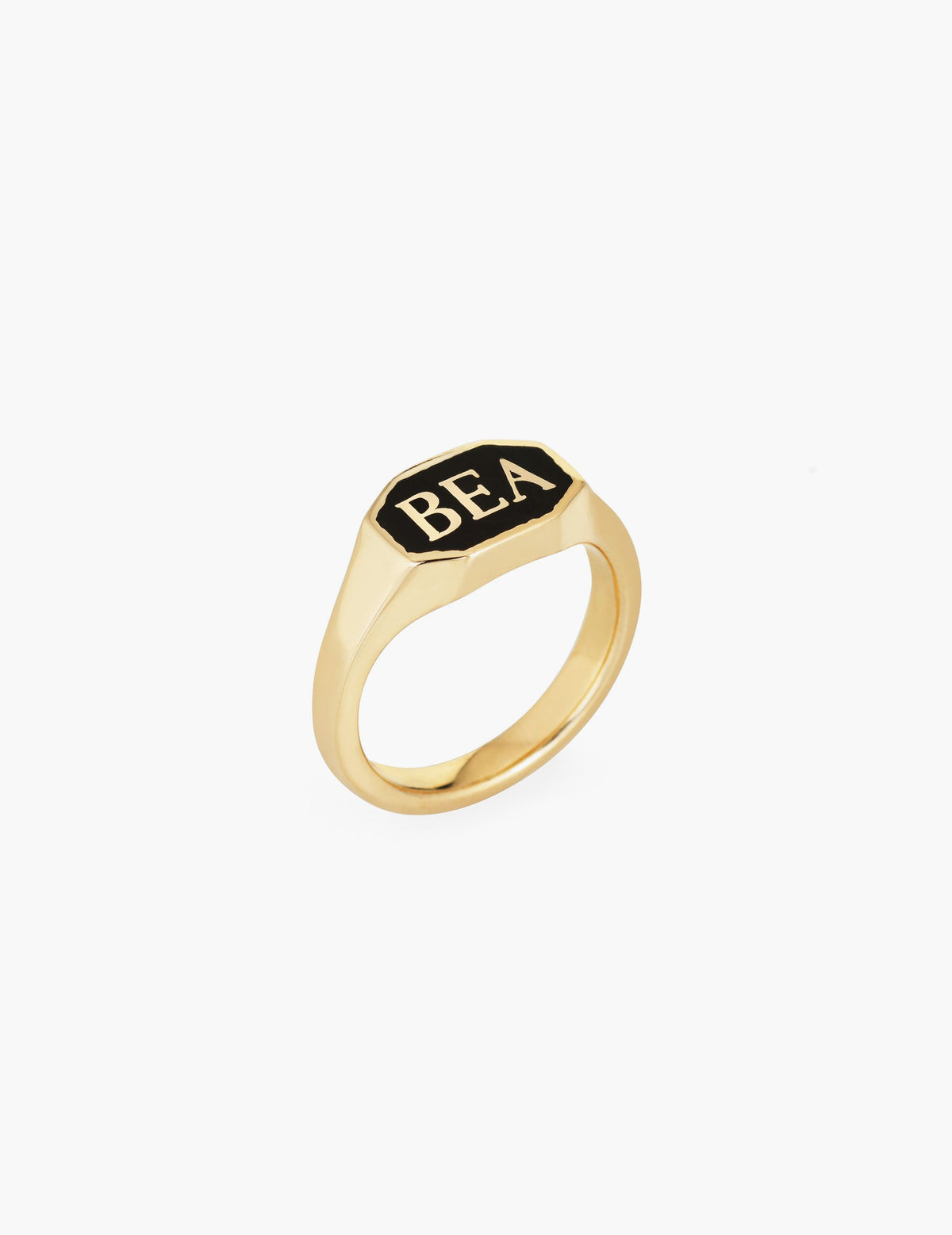 Enamel Signet Ring