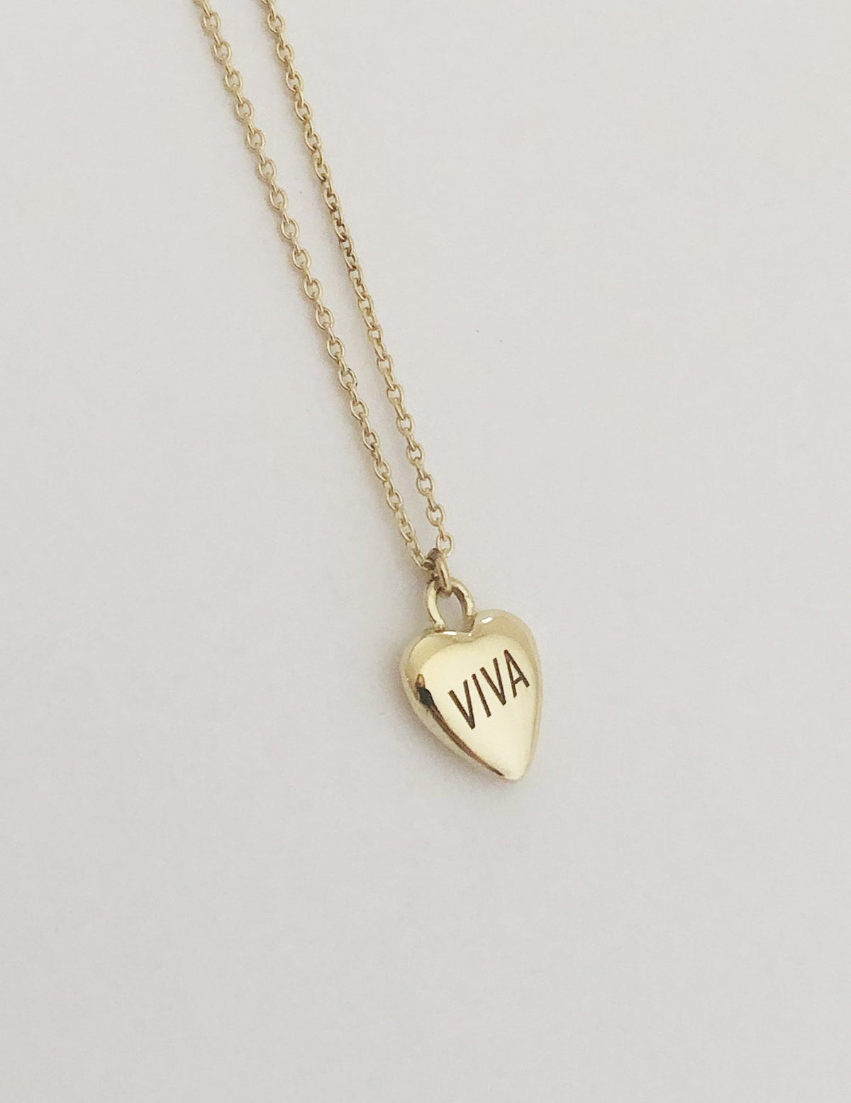 Small Gold Heart Pendant